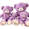 Brinquedos Brinquedos Presente Bela Cor Roxa Plush Teddy Bear Toy